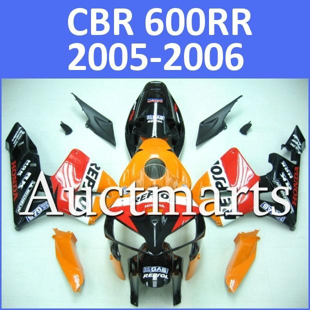 Fit honda 05 06 cbr600rr cbr 600 rr 2005 2006 fairing kit abs plastics b30 d03