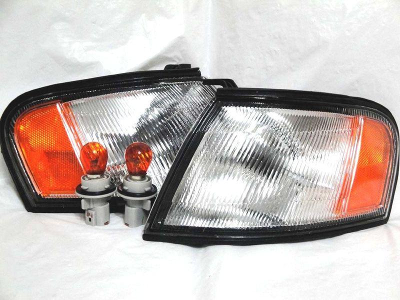 Nissan 95 sentra 200 sx front signal park side marker light lamp rl h pair new