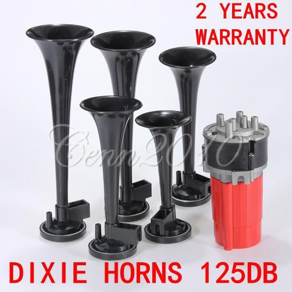 5x trumpet musical dixie car duke of hazzard  general lee 12 notes car air horn 