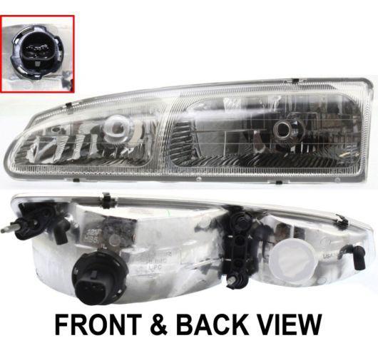 New drivers headlight headlamp housing assembly sae and dot stamped replacement