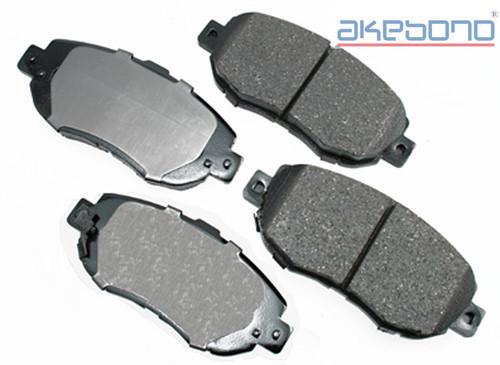 Akebono asp619 brake pad or shoe, front-performance ultra premium ceramic pads