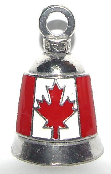 Canadian flag guardian ride bell for motorcycle car truck