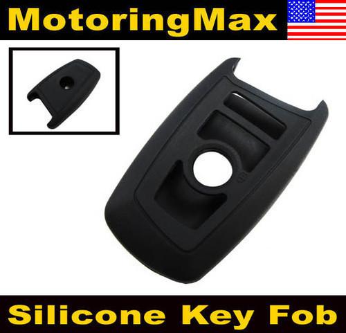 Bmw remote smart key soft silicone key fob case holder cover: f10 f01 f30 f20