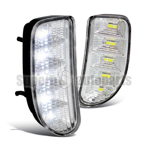 2004-2009 honda s2000 ap2 smd led drl daytime running bumper lights clear