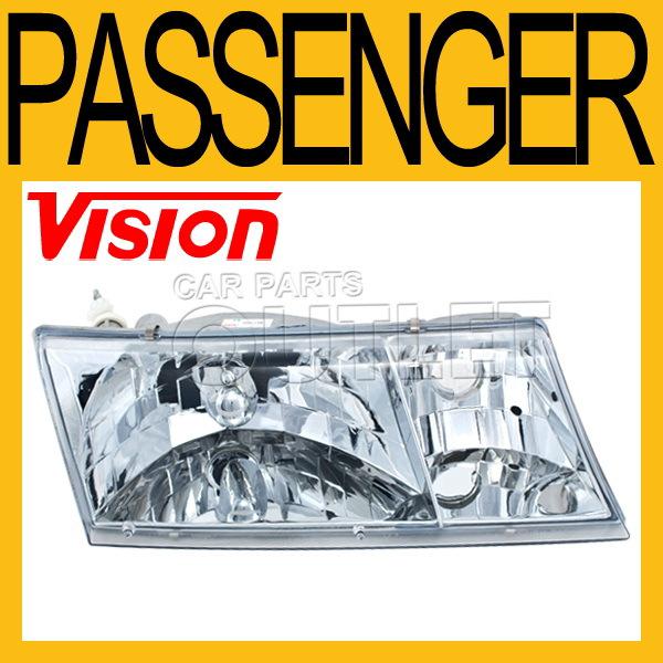 98-02 grand marquis right head light assembly fo2503149 passenger side headlamp