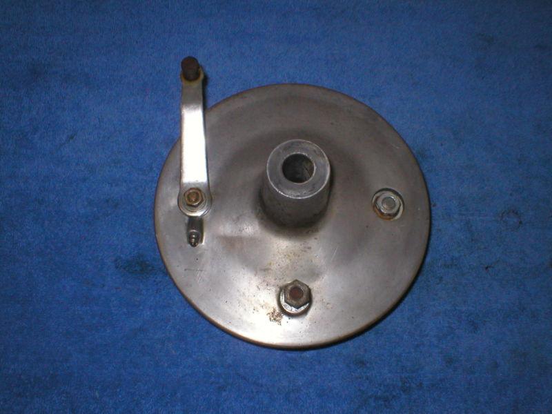 1974 harley aermacchi sprint sx ss 350 rear brake plate 41651-73pa