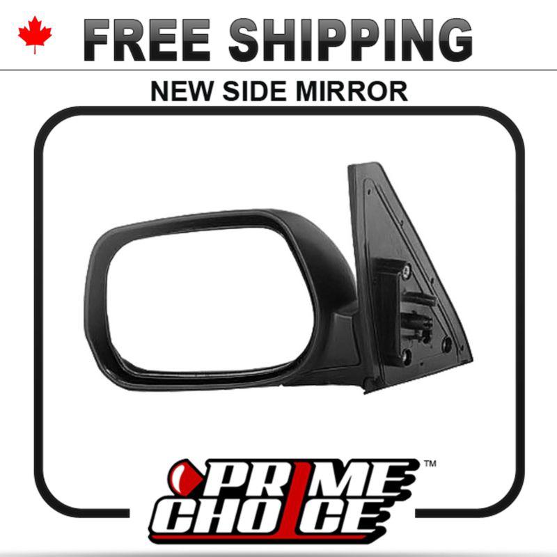 New manual drivers side view door mirror