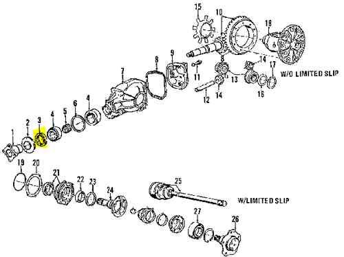 Bmw 33121213949 genuine oem factory original pinion seal