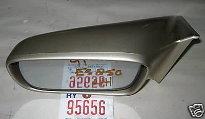 Lexus 90-91 es 250 side view mirror left/pwr 1990 1991