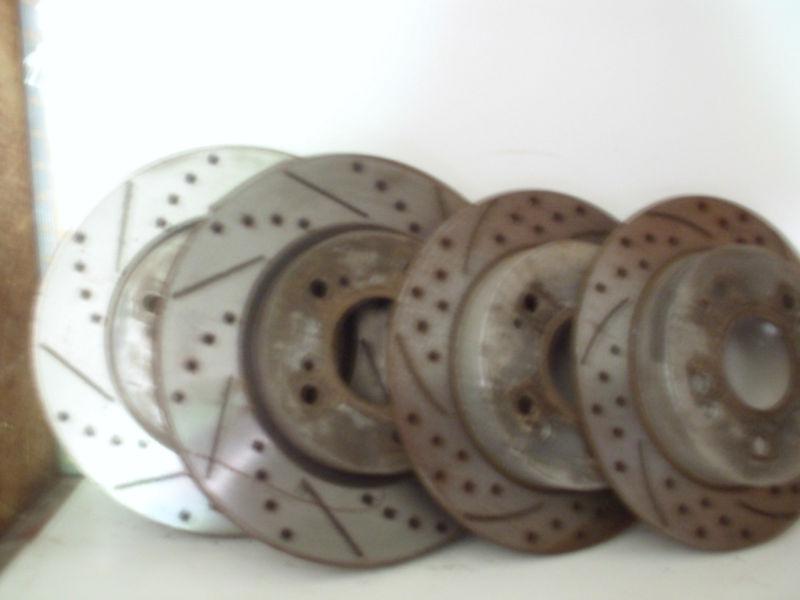  slotted rotors 