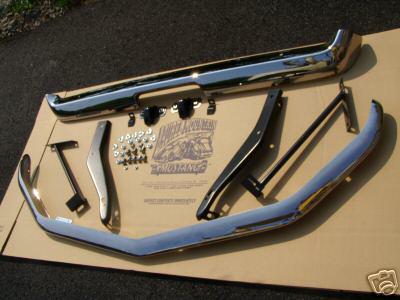 1969 1970 mustang bumper and bracket kit