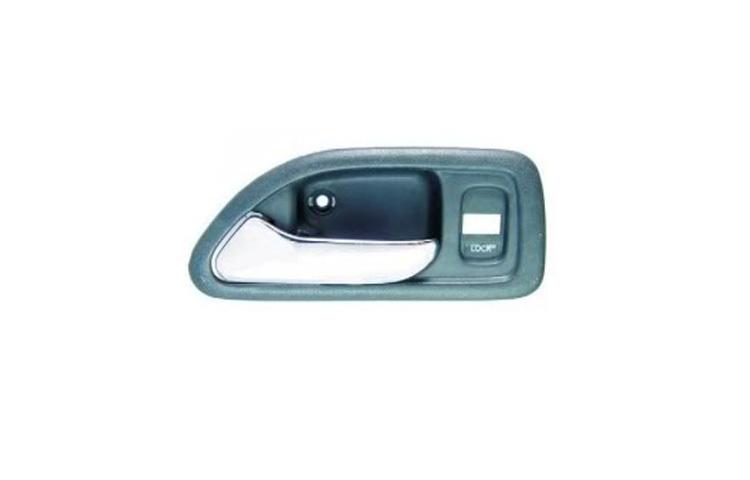 Left replacement inside frt light gray door handle w/lockhole 94-97 honda accord