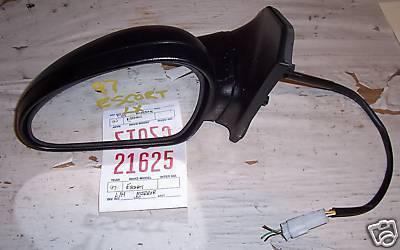 Ford 97-02 escort/tracer side view mirror left/blk 1997 1998 1999 2000 2001 2002