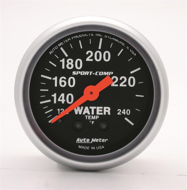 Find Auto Meter 3333 Mechanical Water Temperature Gauge in