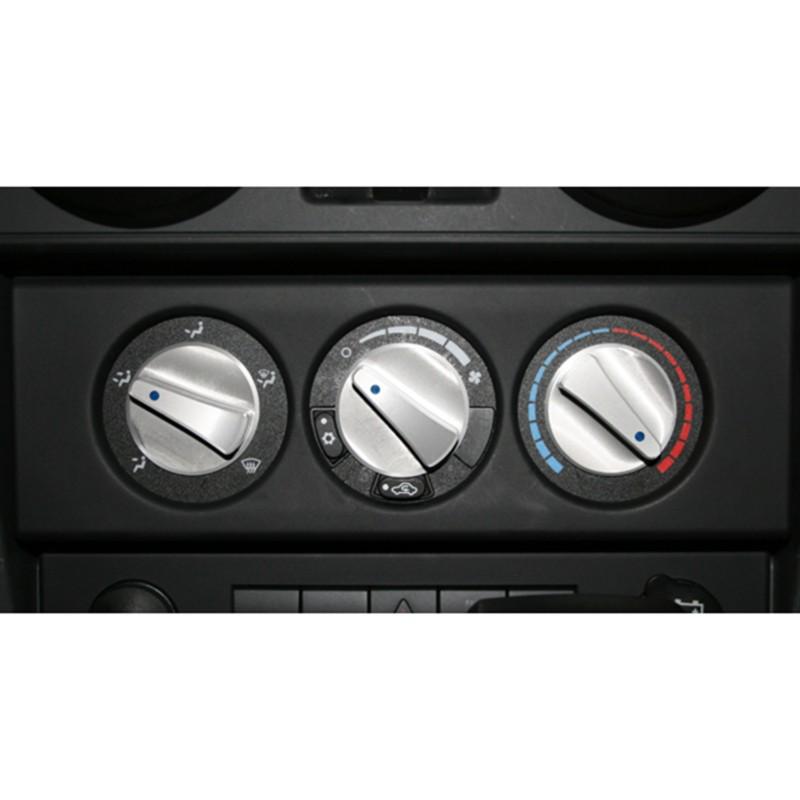 Rugged ridge 11420.05 climate control knob set 07-11 wrangler