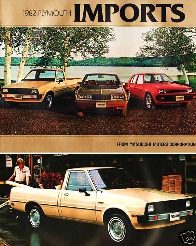 1982 plymouth brochure-champ-sapporo-arrow pickup