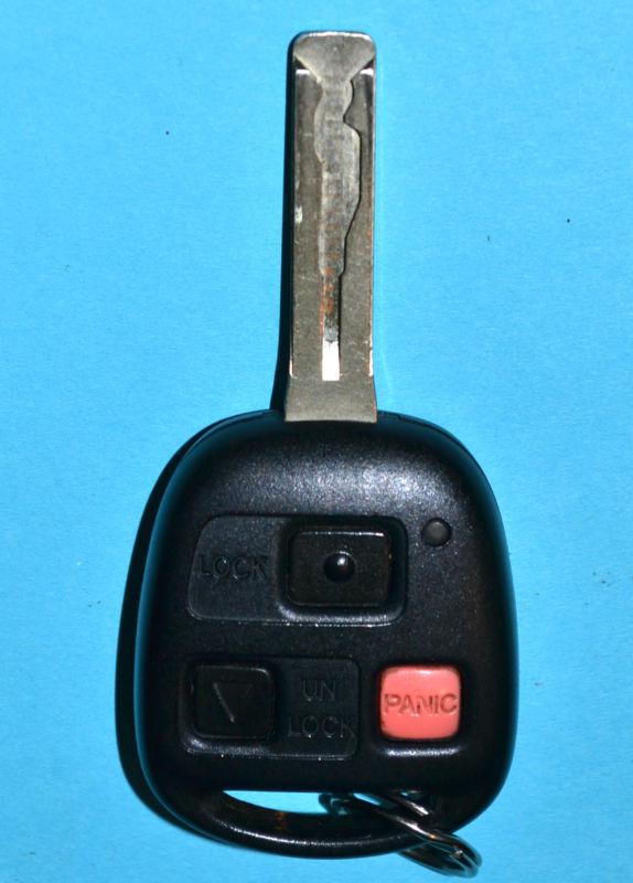 Lexus remote key fob ni4tmtx-1 3 button tmtx-1  red panic