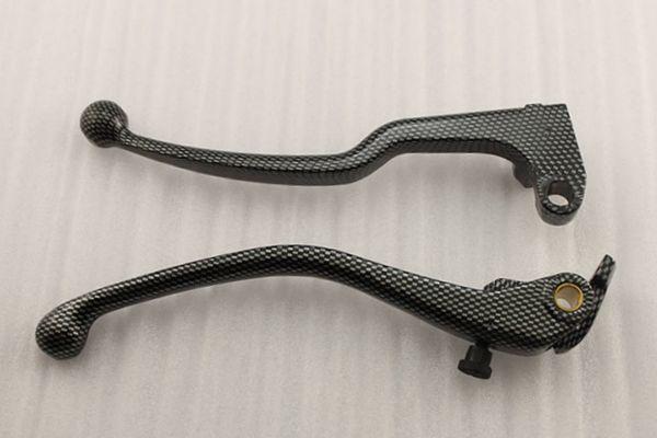 Carbon aluminum brake clutch levers for yamaha yzf r1 2004 2005 2006 2007 2008