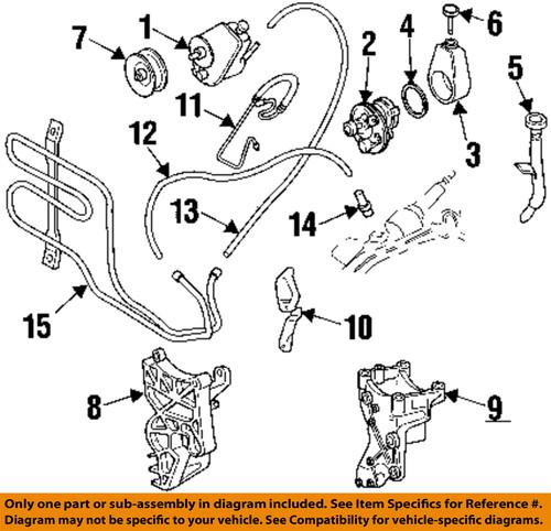 Gm oem 26042259 steering pressure hose/power steering pressure hose