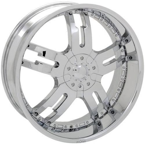 17x7.5 chrome wheel starr dominator (958) 4x100 4x4.5