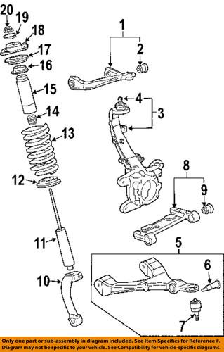 Gm oem 19133638 ball joint, upper/suspension ball joint