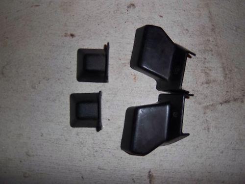 1987-1993 mustang black interior lower seat bolt covers