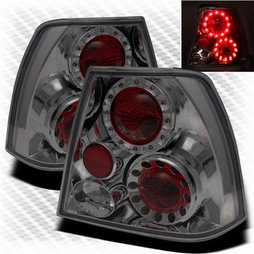 Smoked 99-04 jetta led tail lights smoke lamps brake pair left+right new set