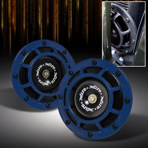 5" 12v 125db blue blast tone impact super loud front grill mount electric horn