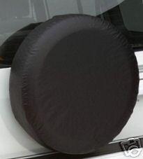 Spare tire cover 26.5"-28.5" new plain black z76937p