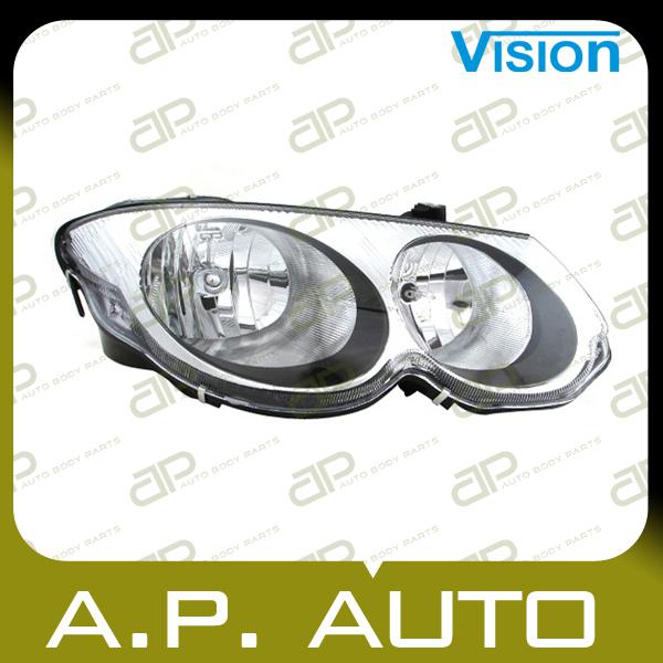 Head light lamp assembly 99-04 chrysler 300m right r/h base special pro-am