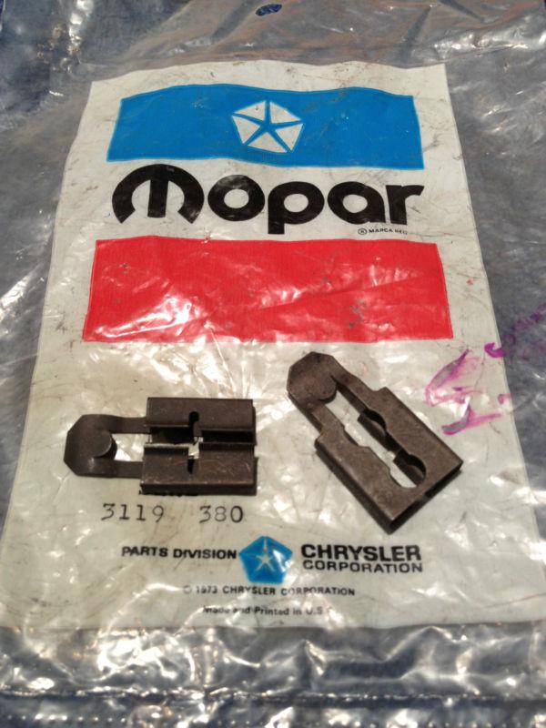 Nos mopar 1964-66 door lock rod clips chrysler,dodge,plymouth polara,belvedere