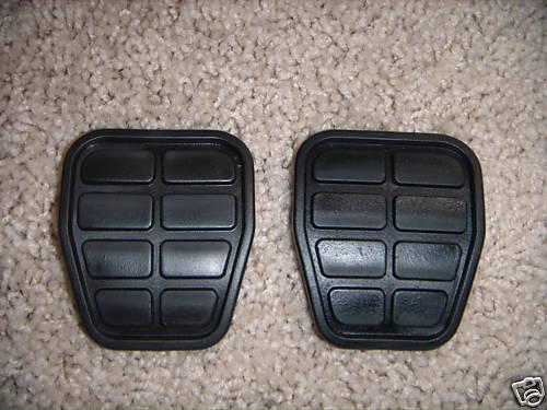 Vw jetta, golf, passat, eurovan pedal pads pair (2), made in germany (new)