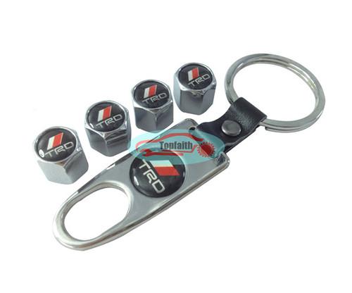 Silver stainless wrench wheel airtight tyre tire valve caps