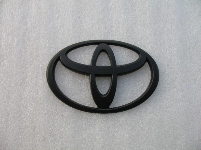 Toyota celica mr2 supra corolla matte flat black blackout blacked out emblem