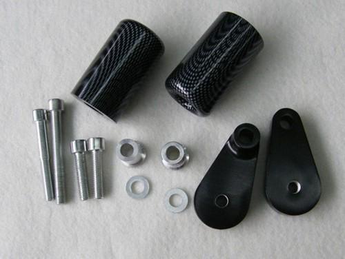 No cut carbon fairing frame sliders for kawasaki zx-10r 2004 2005 10r sliders