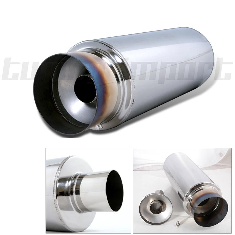 4" n1 burnt type exhaust muffler tip eg6 dc5 s13 integra civic prelude 240sx wrx