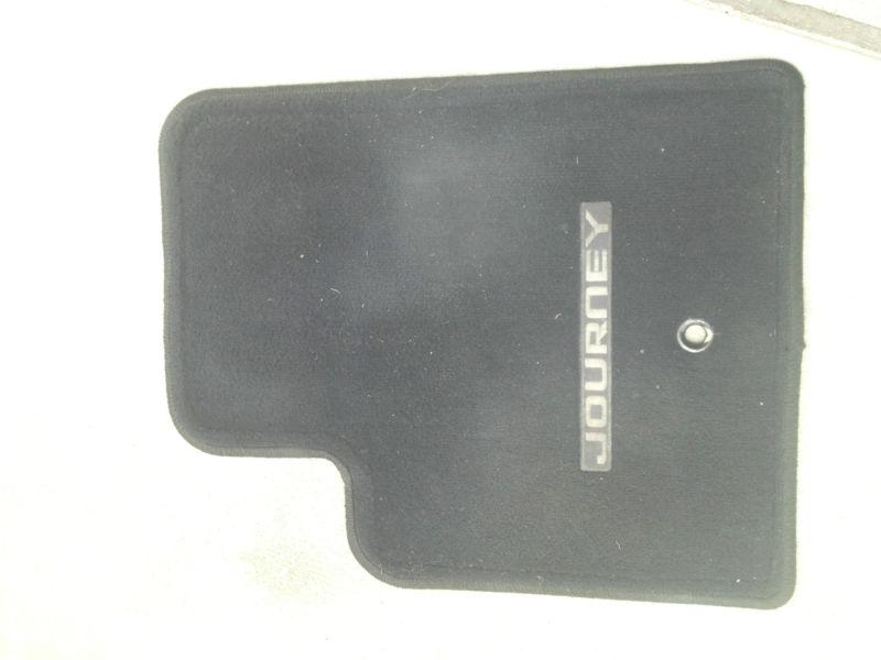 Dodge journey black drivers front floor mat