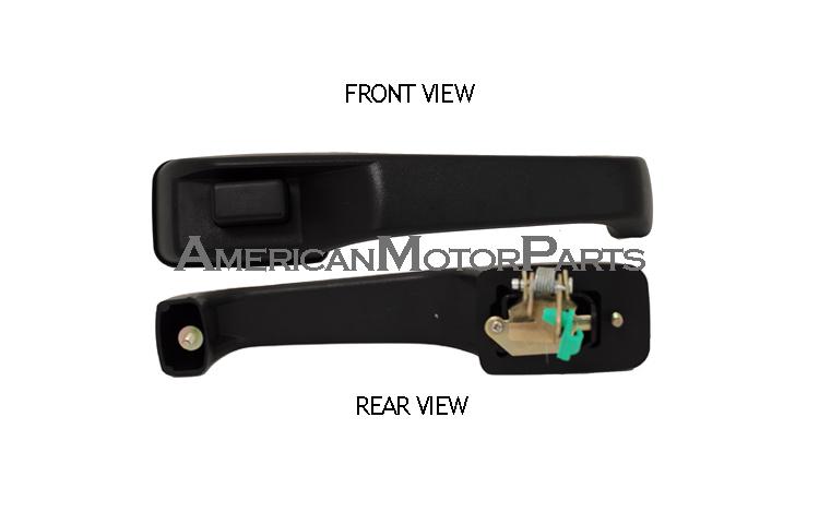 Depo right outside front texture black door handle dodge van 55359038aa