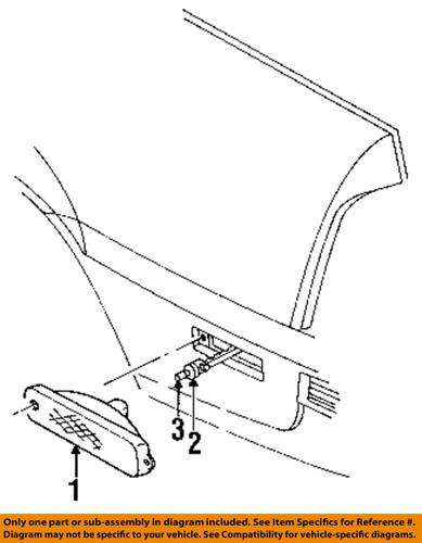 Gm oem 9441837 side marker light bulb-marker lamp bulb