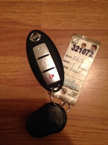 2012 nissan rogue remote key