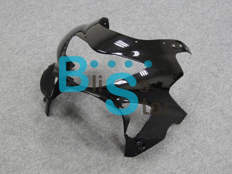 Black honda cbr600 f4 1999 2000 front cowling upper headlight nose fairings