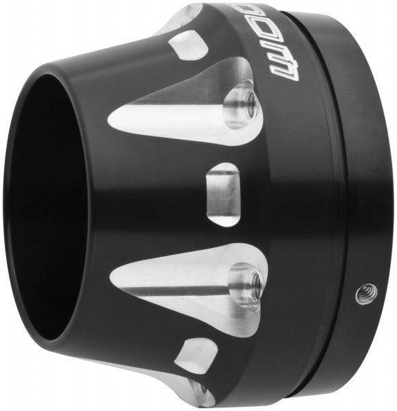 Freedom performance 4 1/2" american outlaw end cap black/chrome ac00073