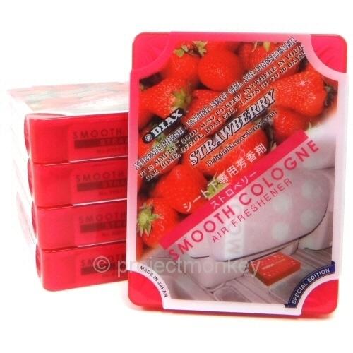 Smooth cologne air freshener strawberry lot of 5 cartridge japanese jdm