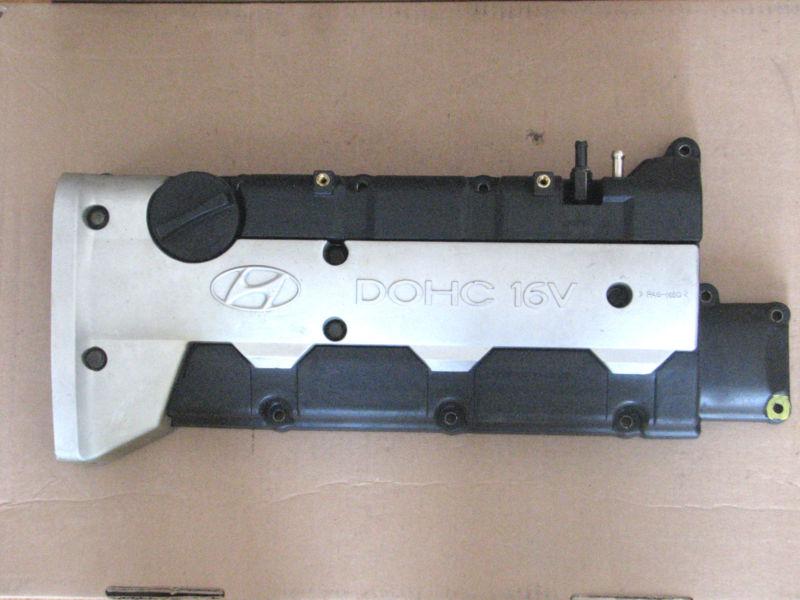 02 hyundai elantra dohc valve cover pa-66-gf10-mf28 oem #651