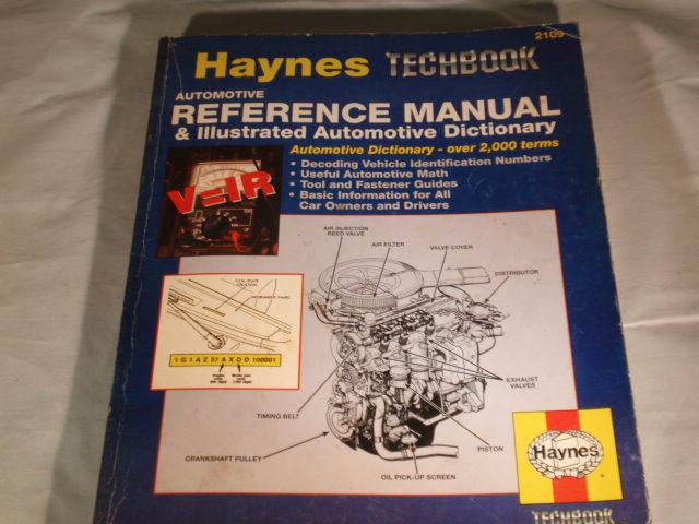 Haynes automotive reference manual techbook like new