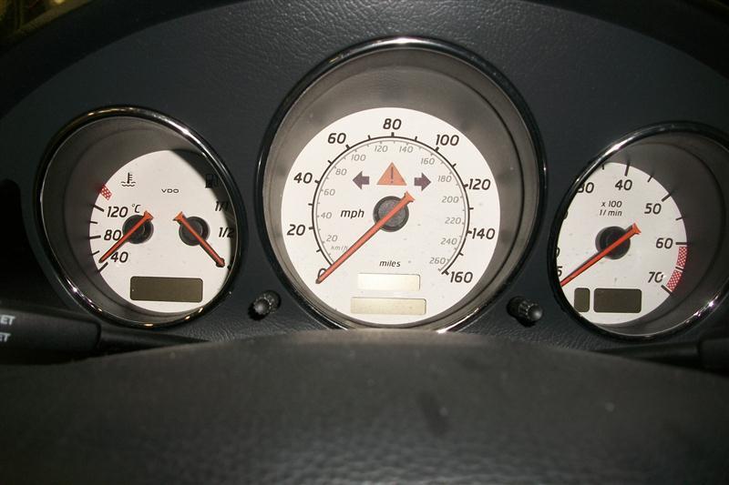 Speedometer 2001-2004 mercedes slk230 170 type slk320 mph 1035840