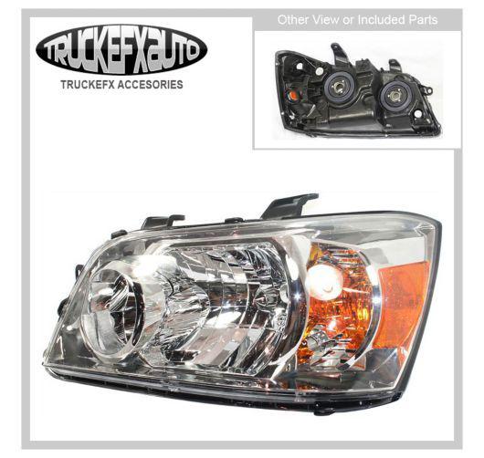 New headlight lamp driver left side clear lens halogen lh hand to2518111c