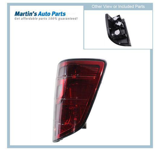 Clear red lens new tail light lamp right hand rh passenger side ho2819140