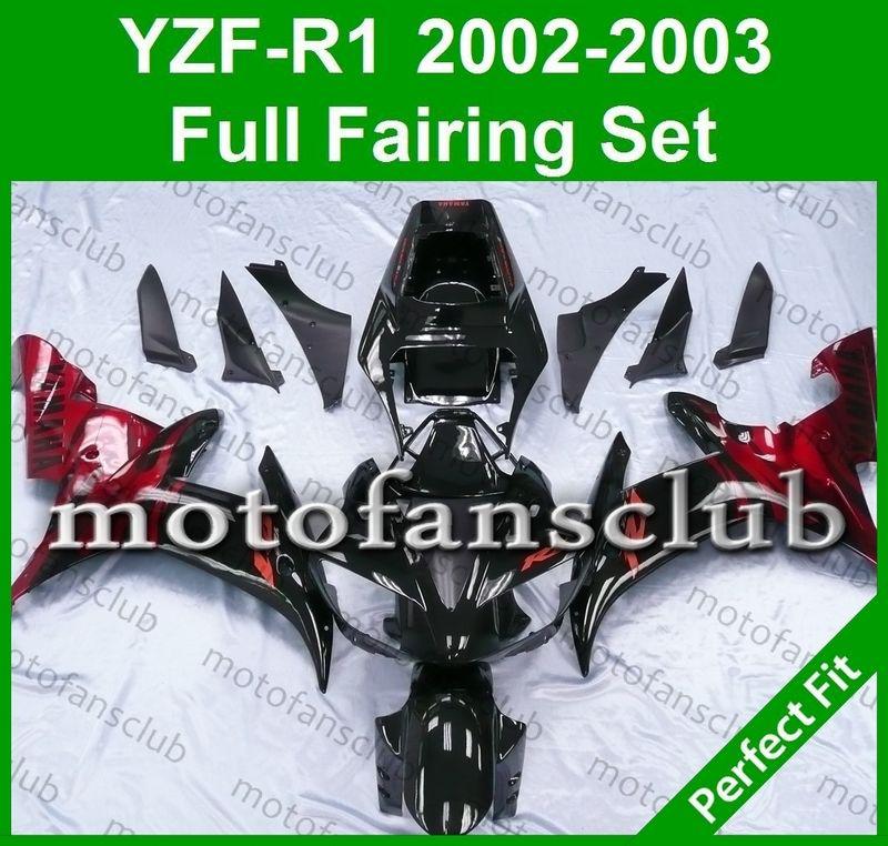 Fit yamaha yzf r1 02 03 yzfr1 2002 2003 1000 fairing bodywork plastics #12 b