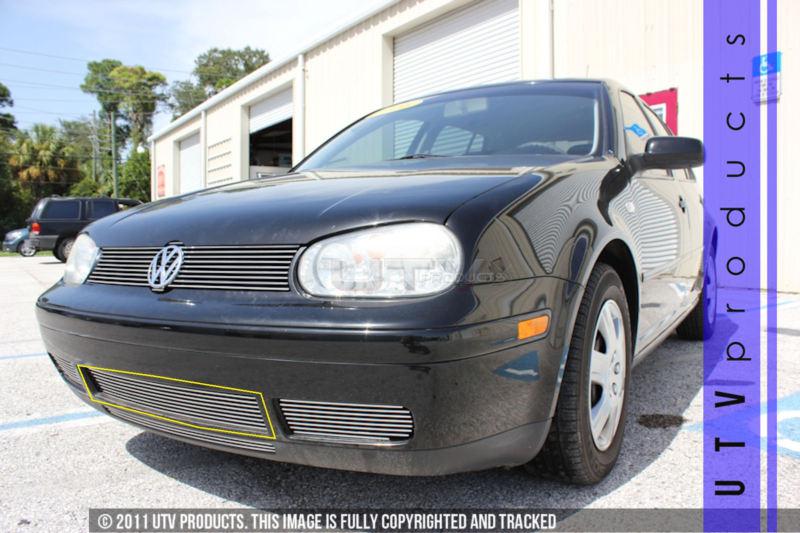 2000  - 2005  volkswagen golf 1pc center bumper chrome billet grille vw gls gti 